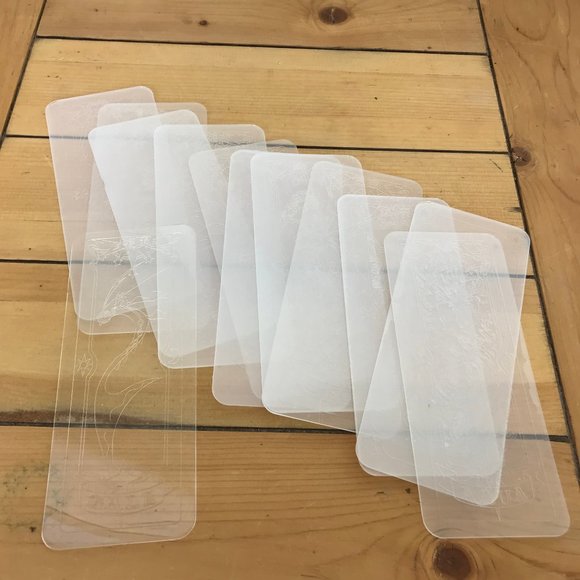 Cardcaptor Sakura Clear Transparent Plastic Clow Cards 3x7" Anime Cosplay - Picture 1 of 6